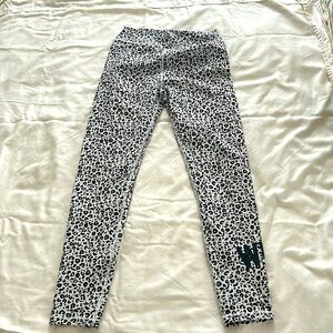 White Fox Boutique snow leopard leggings M
